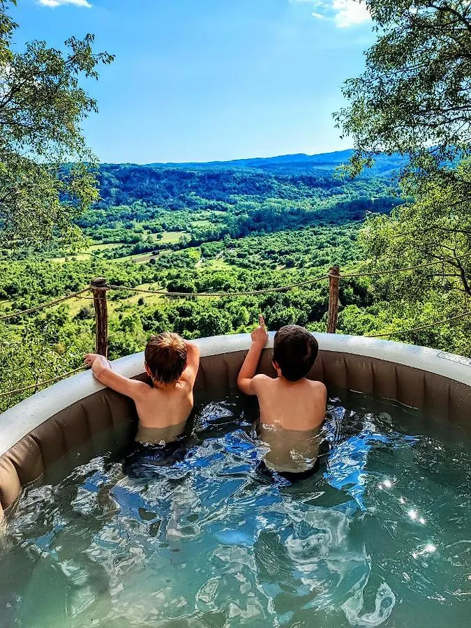 Amazing Studio Casa Fermeglia With Private Jacuzzie And Perfect Panoramic View Roc Croatia