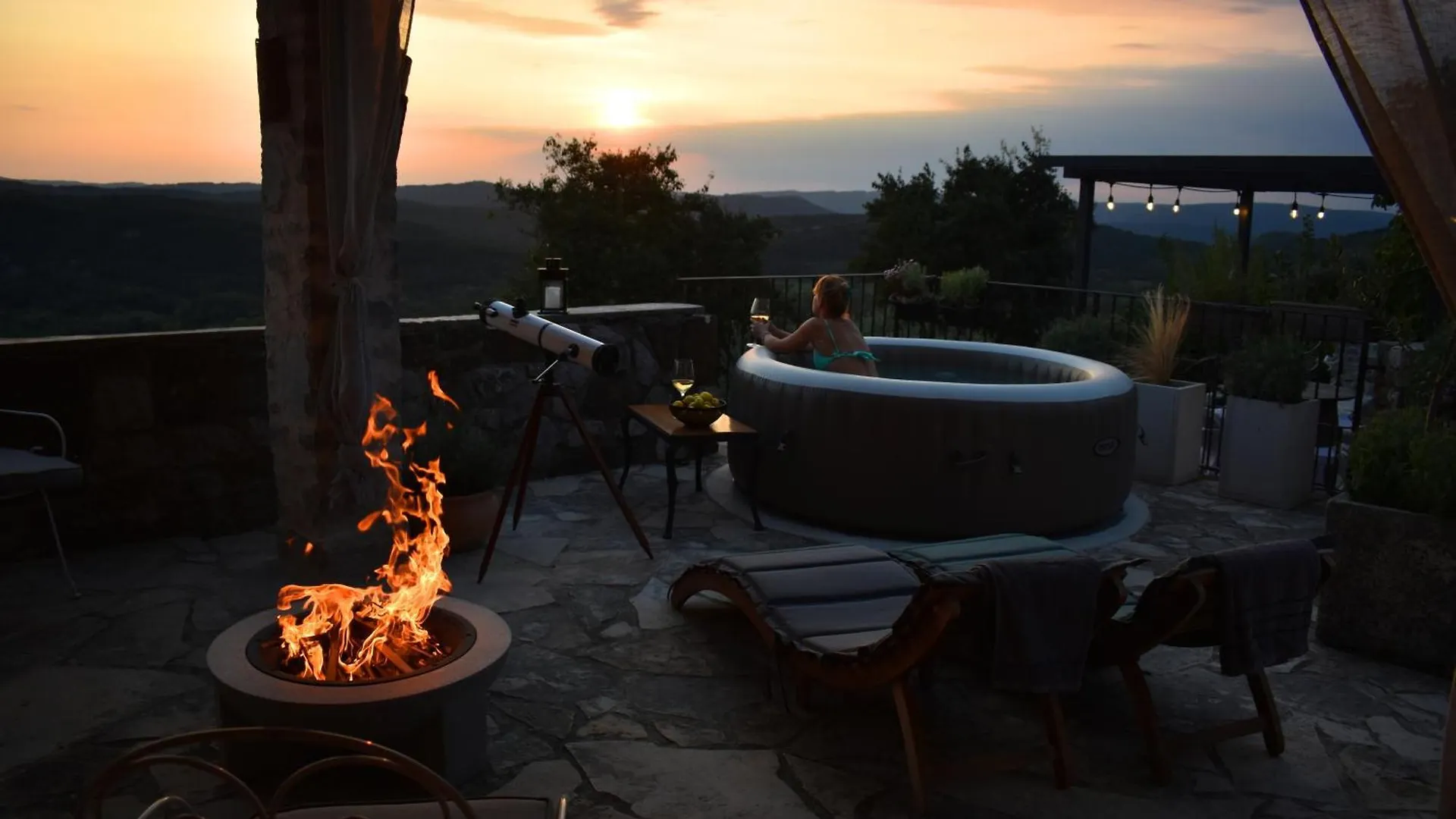 Amazing Studio Casa Fermeglia With Private Jacuzzie And Perfect Panoramic View Roc Croatia